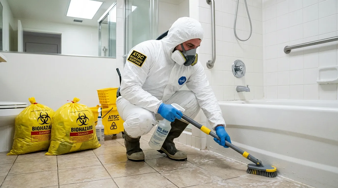 Decontamination equipment deployed for Blood Cleanup in Florence-Graham